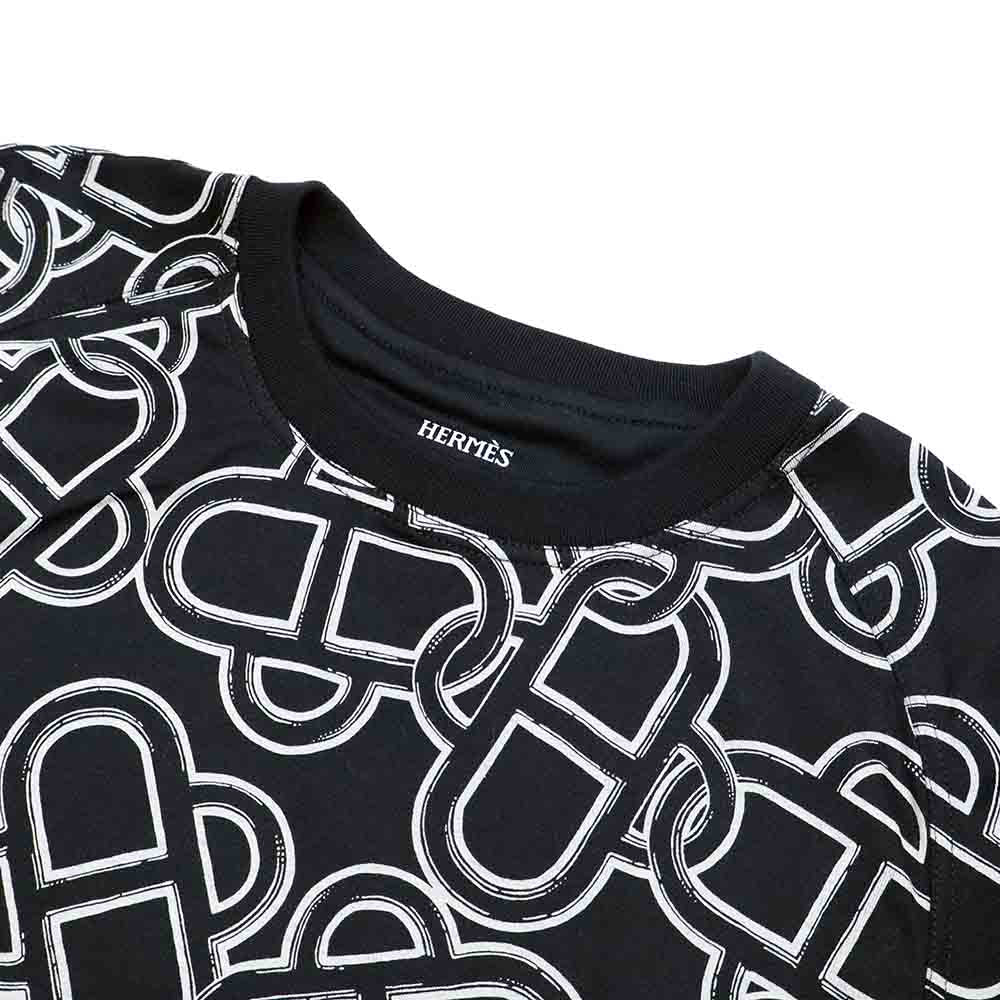 マイヨンエスケトル フレアドレス H6H4522DG0238 ブラック コットン Tシャツ ワンピース 38