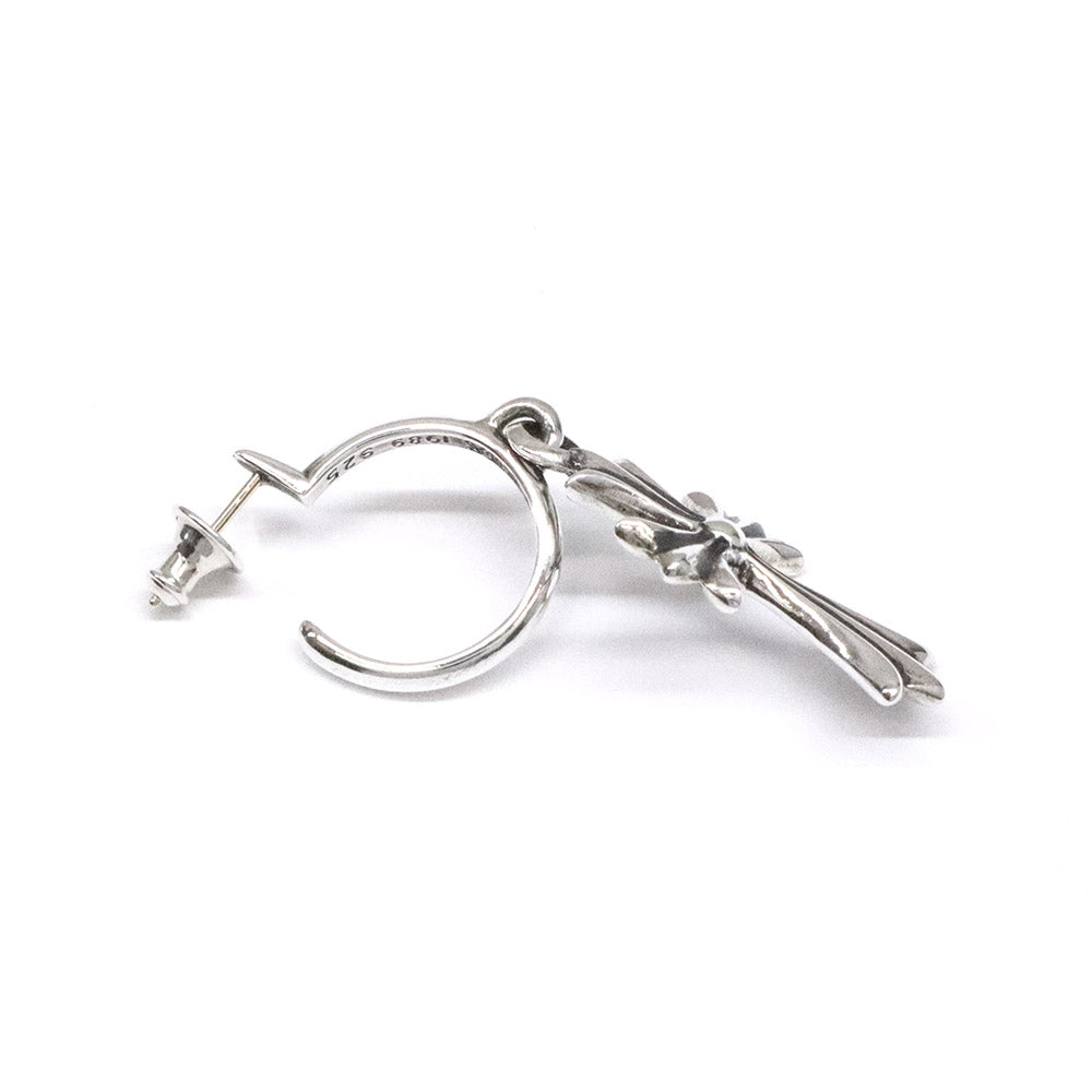 TINY CH CROSS タイニー CHクロス フープピアス SV925 シルバー 14K