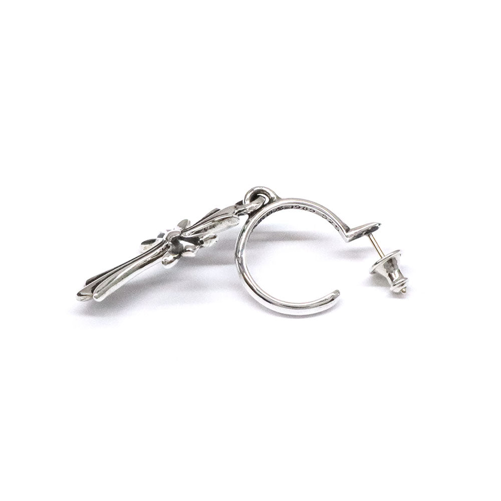 TINY CH CROSS タイニー CHクロス フープピアス SV925 シルバー 14K