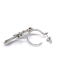 TINY CH CROSS タイニー CHクロス フープピアス SV925 シルバー 14K