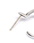 TINY CH CROSS タイニー CHクロス フープピアス SV925 シルバー 14K