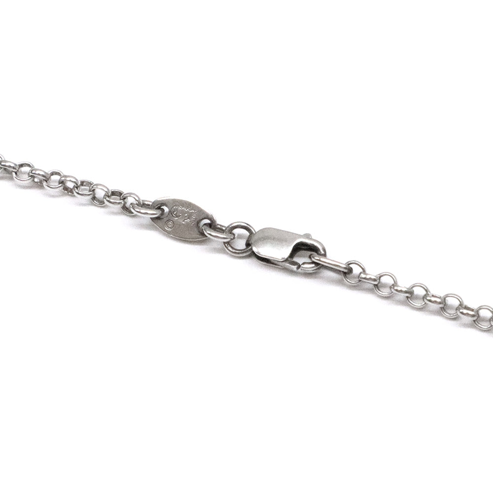 NECKCHAIN 18inch ロールチェーン ネックレス SV925 シルバー