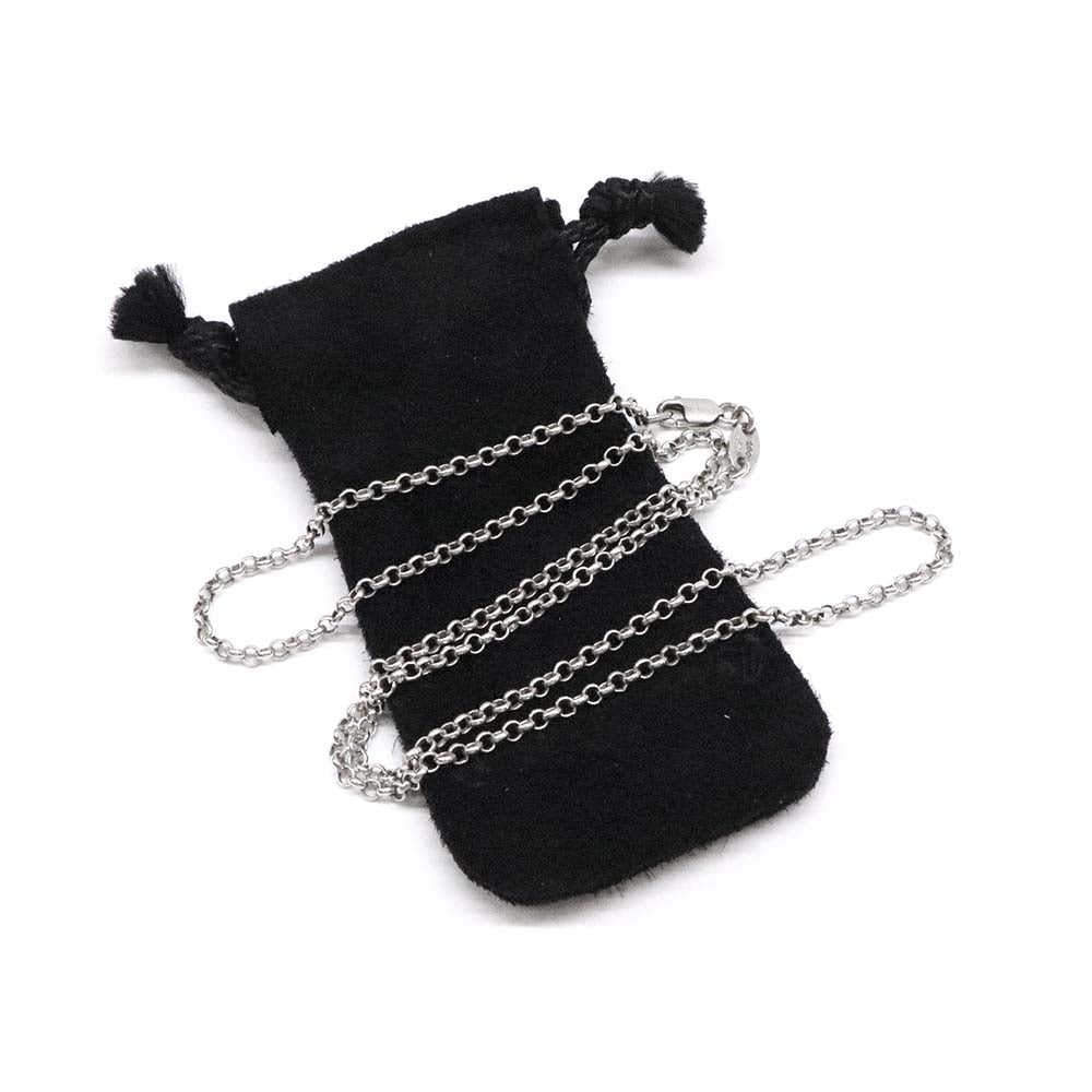 NECKCHAIN 18inch ロールチェーン ネックレス SV925 シルバー