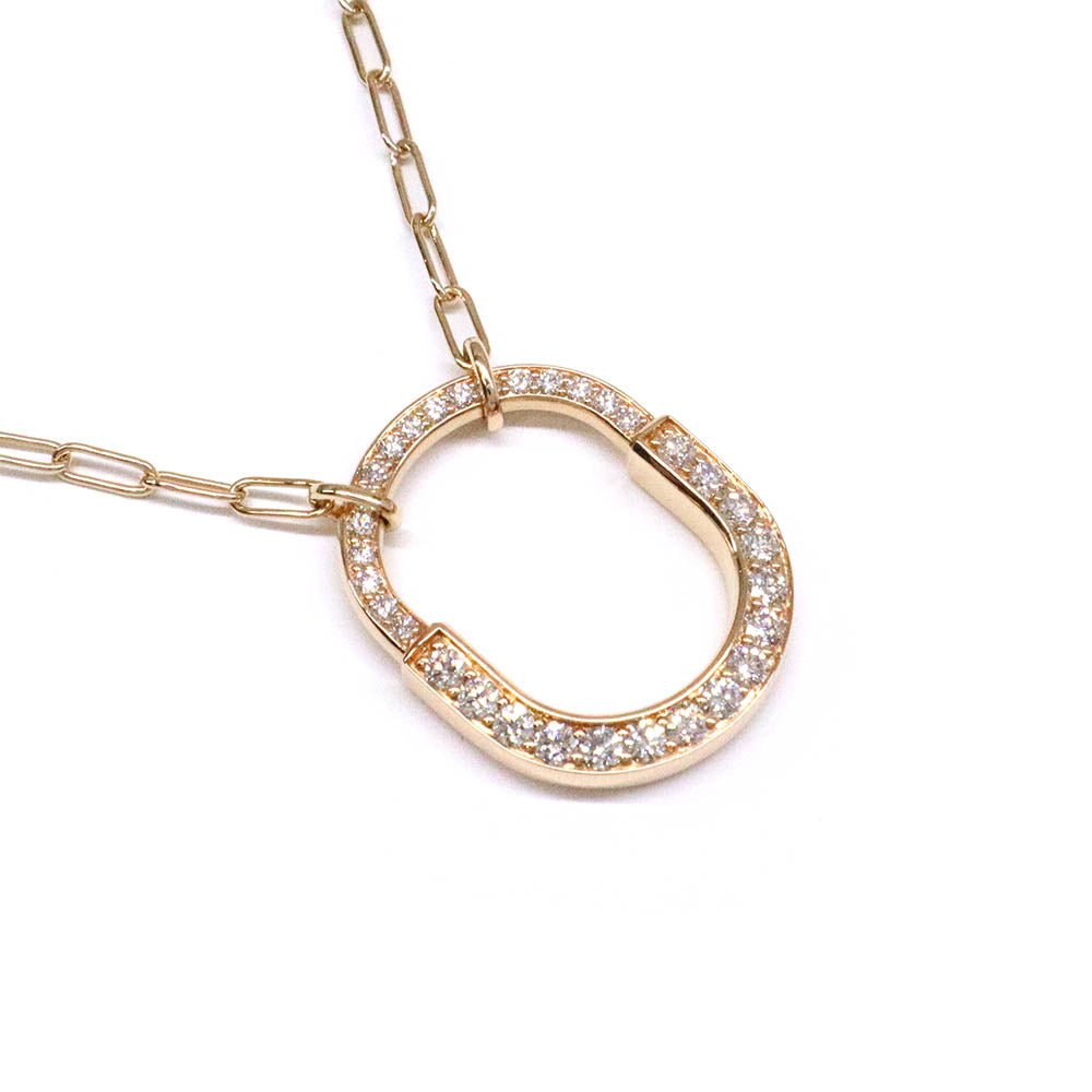ロック ペンダント パヴェダイヤモンド ミディアム 72355733 750PG ピンクゴールド D1.25ct ネックレス RG ローズゴールド