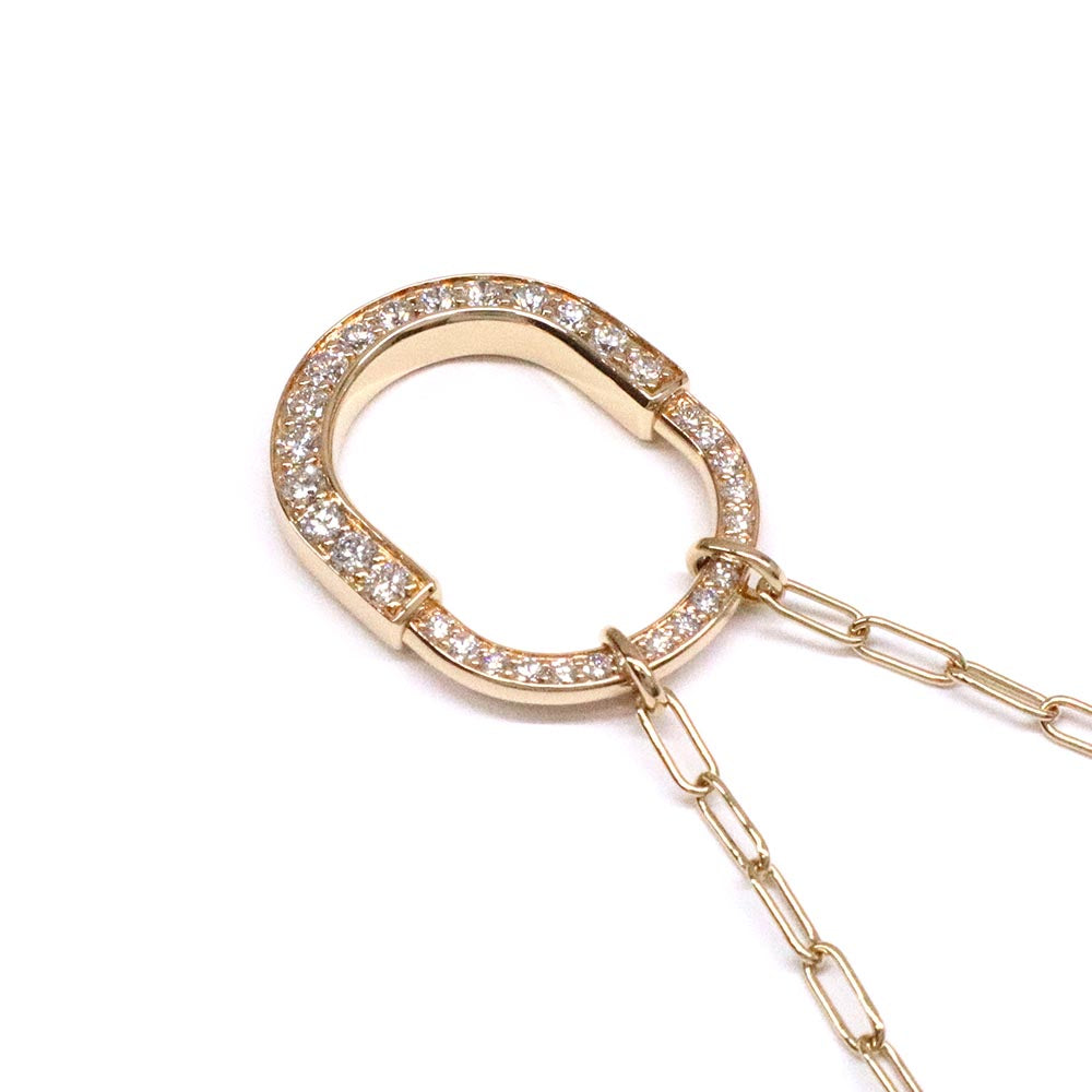 ロック ペンダント パヴェダイヤモンド ミディアム 72355733 750PG ピンクゴールド D1.25ct ネックレス RG ローズゴールド