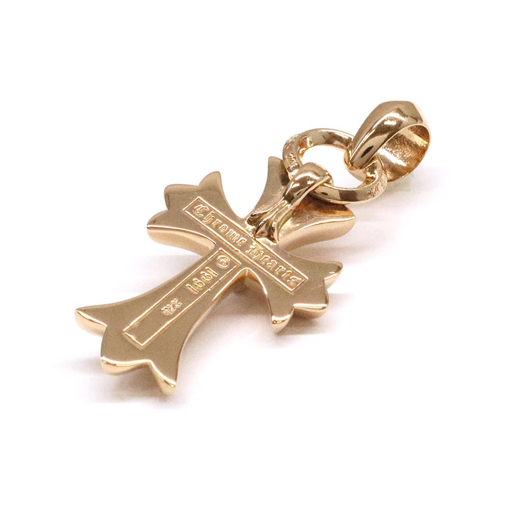 CH CRS SML W BALE CHクロス スモール Wベイル ネックレストップ 22K ゴールド ペンダントトップ チャーム