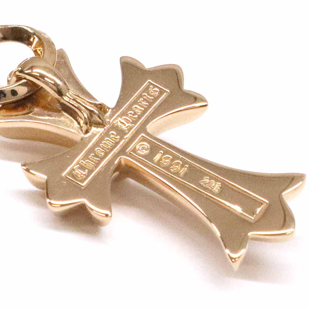 CH CRS SML W BALE CHクロス スモール Wベイル ネックレストップ 22K ゴールド ペンダントトップ チャーム