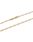 Twist Chain Necklace 24inch ツイスト チェーン ネックレス 22K ゴールド