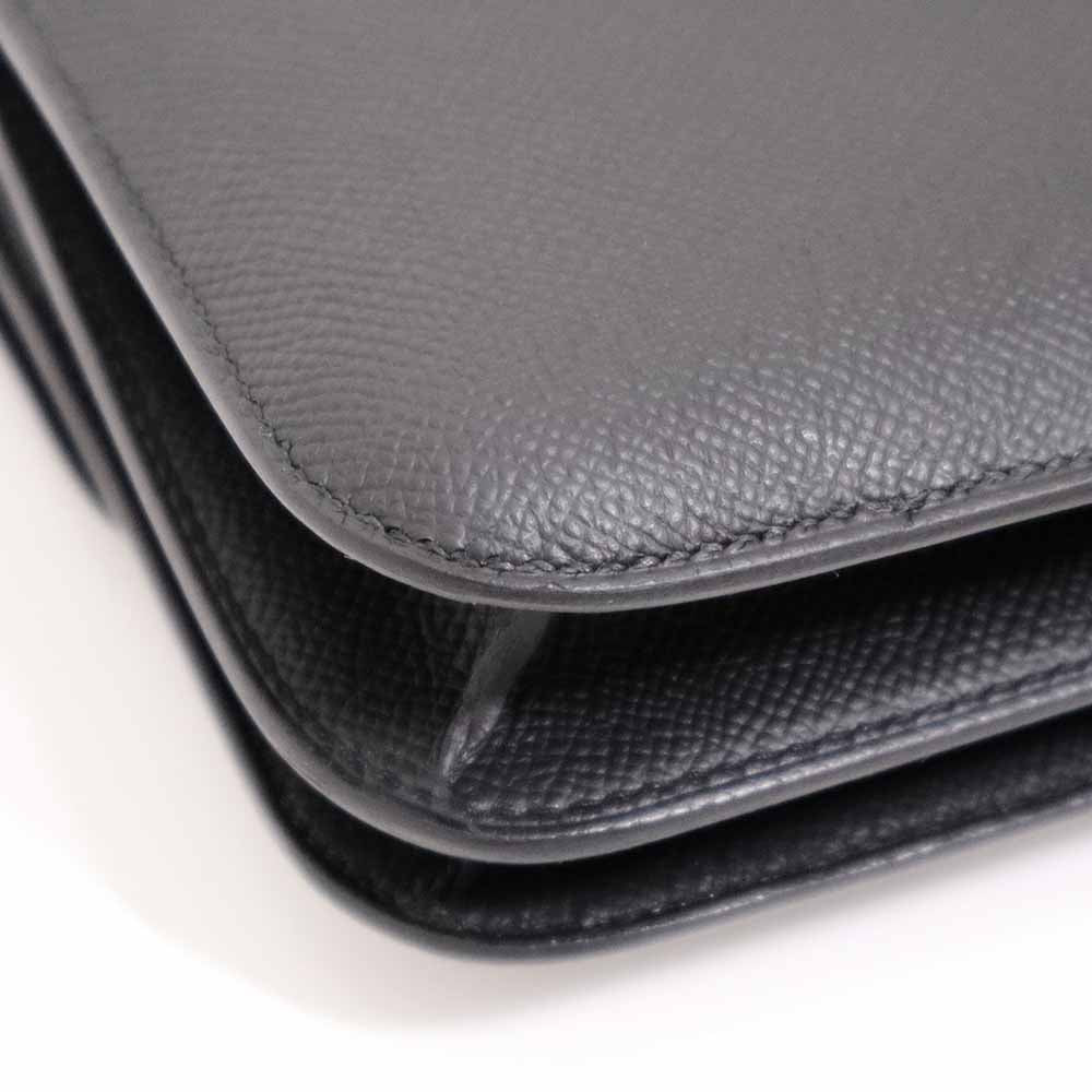 コンスタンスⅢ ミロワール ミニ ブラック エプソン シルバー金具 G刻印