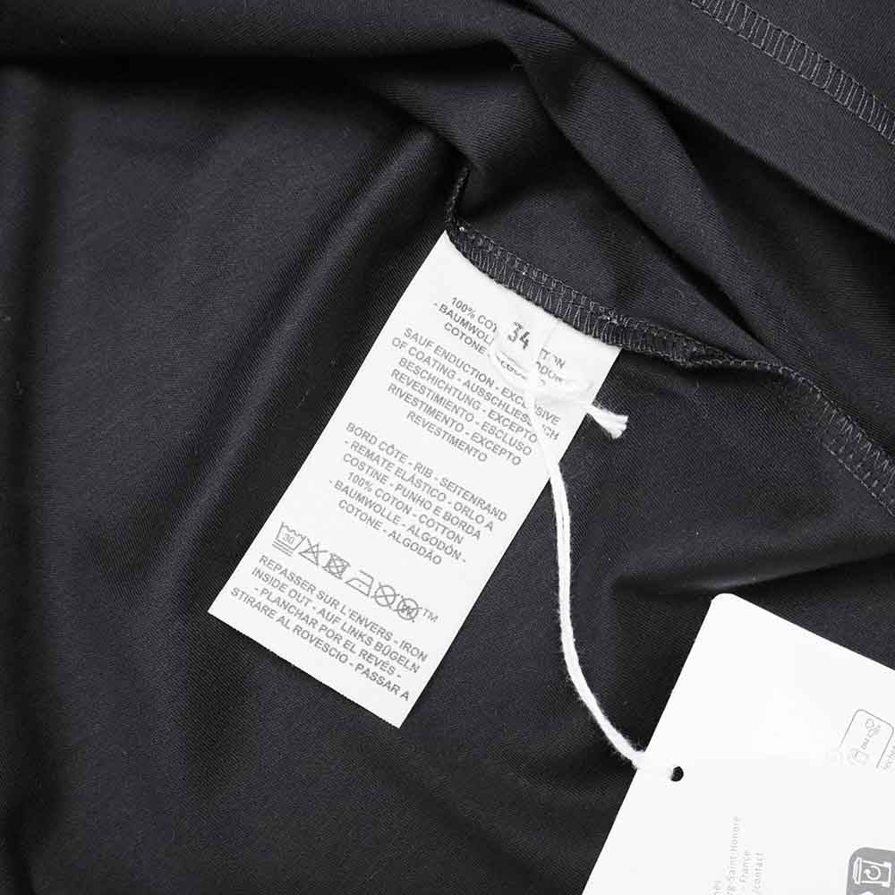 カルトゥッシュ マキシ Tシャツ 6E4620DC  ブラック グレー コットン 半袖 34