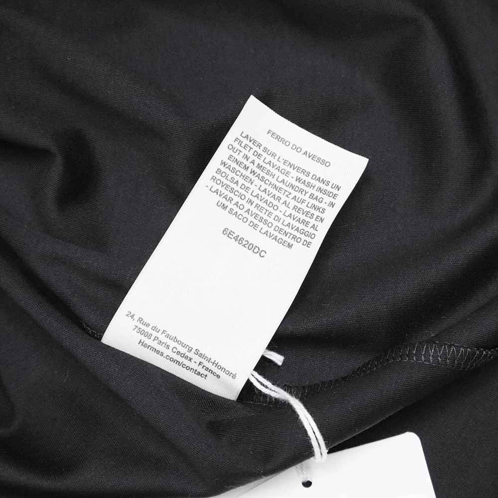 カルトゥッシュ マキシ Tシャツ 6E4620DC  ブラック グレー コットン 半袖 34