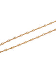Twist Chain Necklace 20inch ツイスト チェーン ネックレス 22K ゴールド
