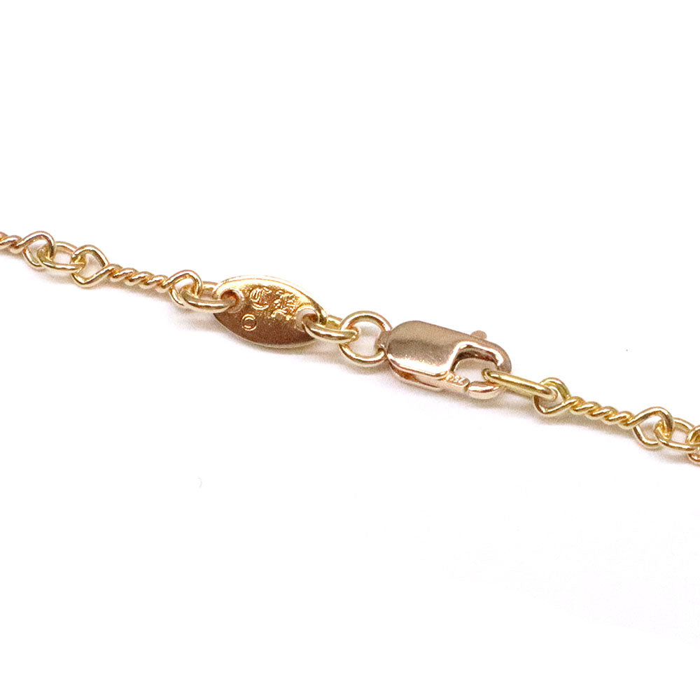 Twist Chain Necklace 20inch ツイスト チェーン ネックレス 22K ゴールド