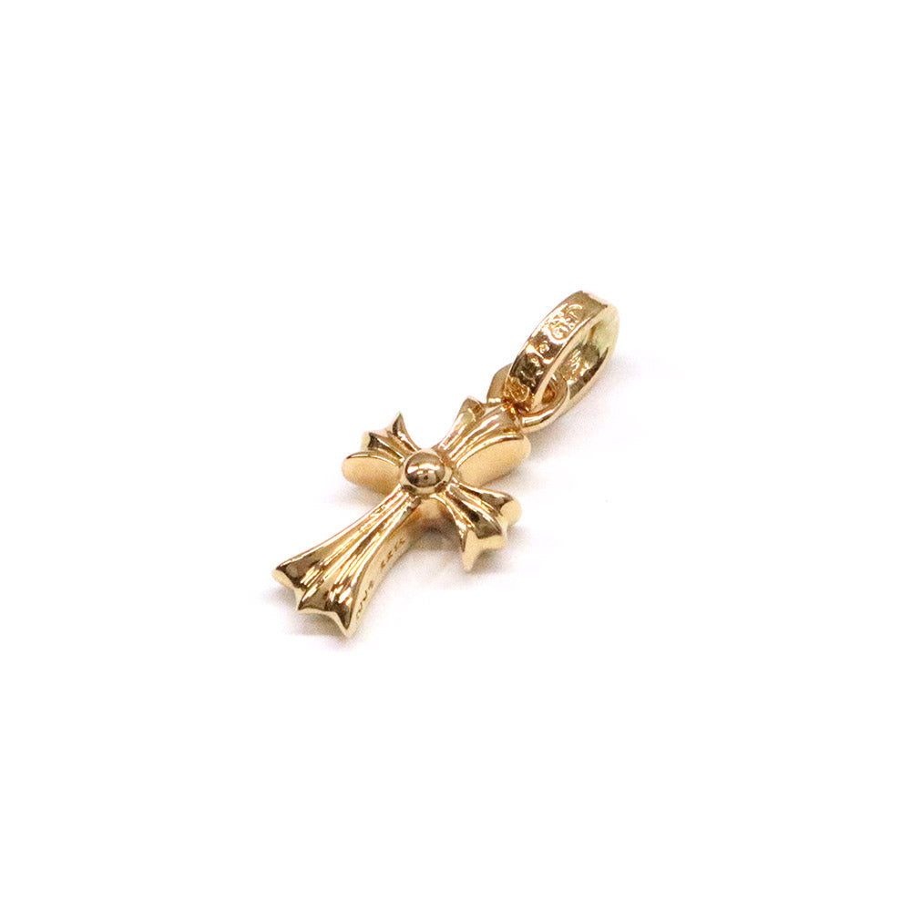 CRS BBYFAT P EMRLD ベイビーファットクロス パヴェエメラルド チャーム 22K ゴールド ネックレストップ ペンダントトップ