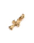 CRS BBYFAT P EMRLD ベイビーファットクロス パヴェエメラルド チャーム 22K ゴールド ネックレストップ ペンダントトップ