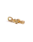 CRS BBYFAT P EMRLD ベイビーファットクロス パヴェエメラルド チャーム 22K ゴールド ネックレストップ ペンダントトップ