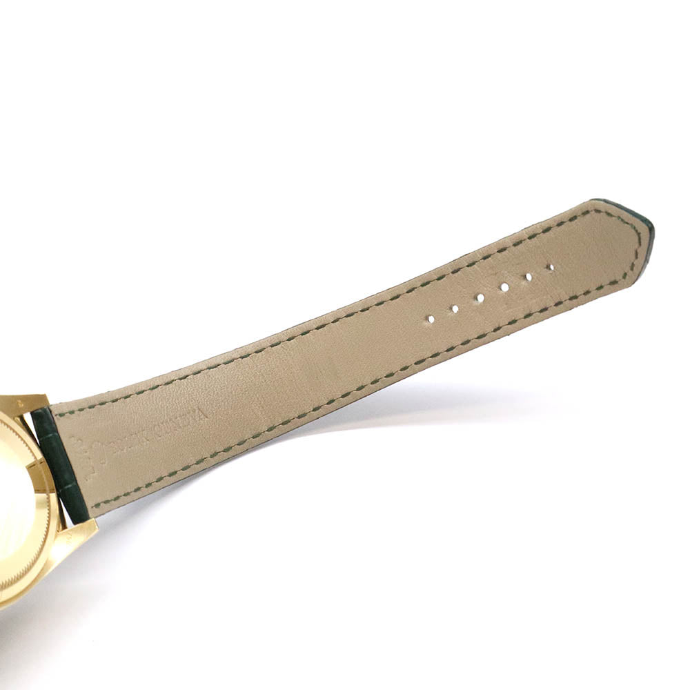 デイデイト 118138 ランダム K18YG/レザー グリーン 36mm