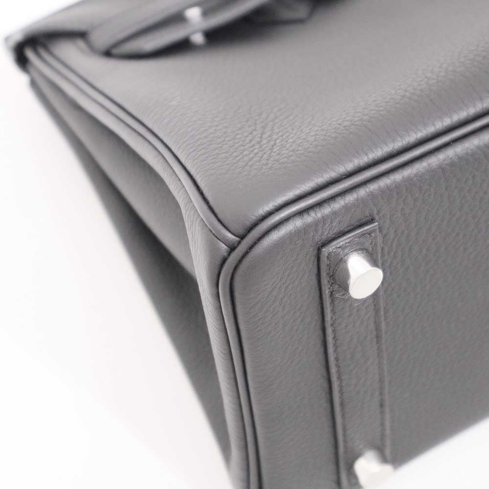 バーキン 25 ブラック トゴ シルバー金具 G刻印
