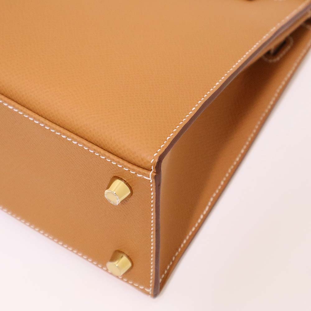 ケリー 25 外縫い ゴールド エプソン ゴールド金具 K刻印