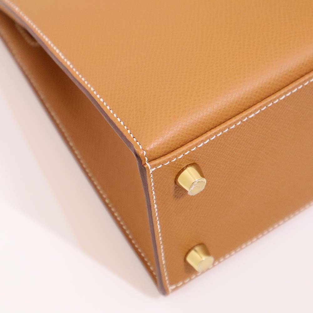 ケリー 25 外縫い ゴールド エプソン ゴールド金具 K刻印