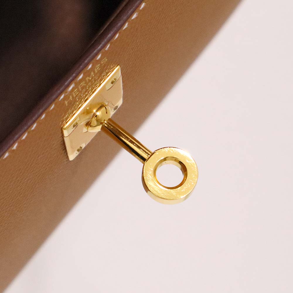 ケリー 25 外縫い ゴールド エプソン ゴールド金具 K刻印