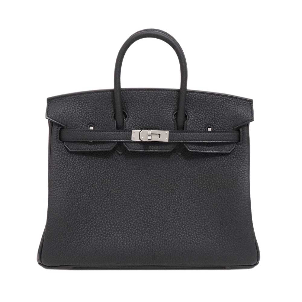 バーキン 25 ブラック トゴ シルバー金具 G刻印
