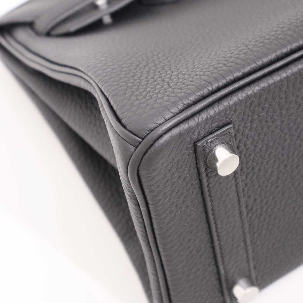 バーキン 25 ブラック トゴ シルバー金具 G刻印
