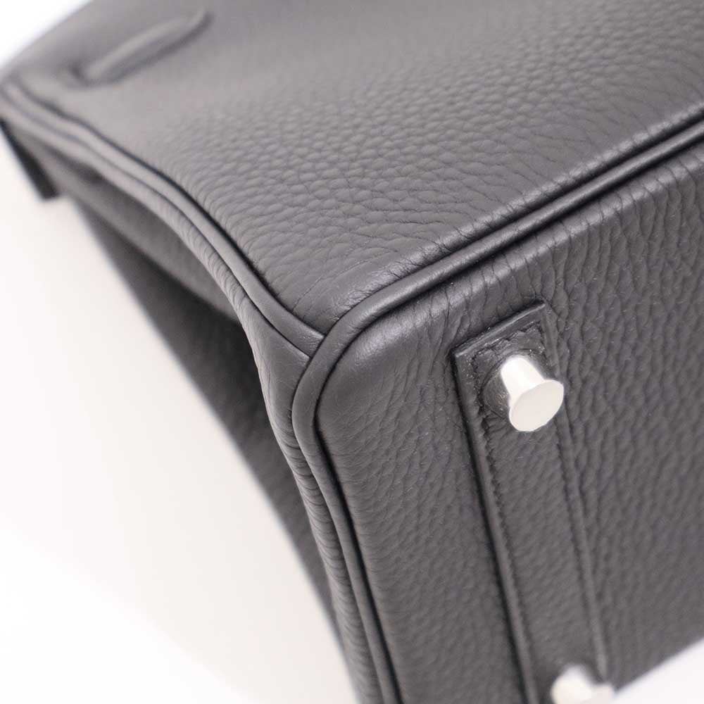 バーキン 25 ブラック トゴ シルバー金具 G刻印
