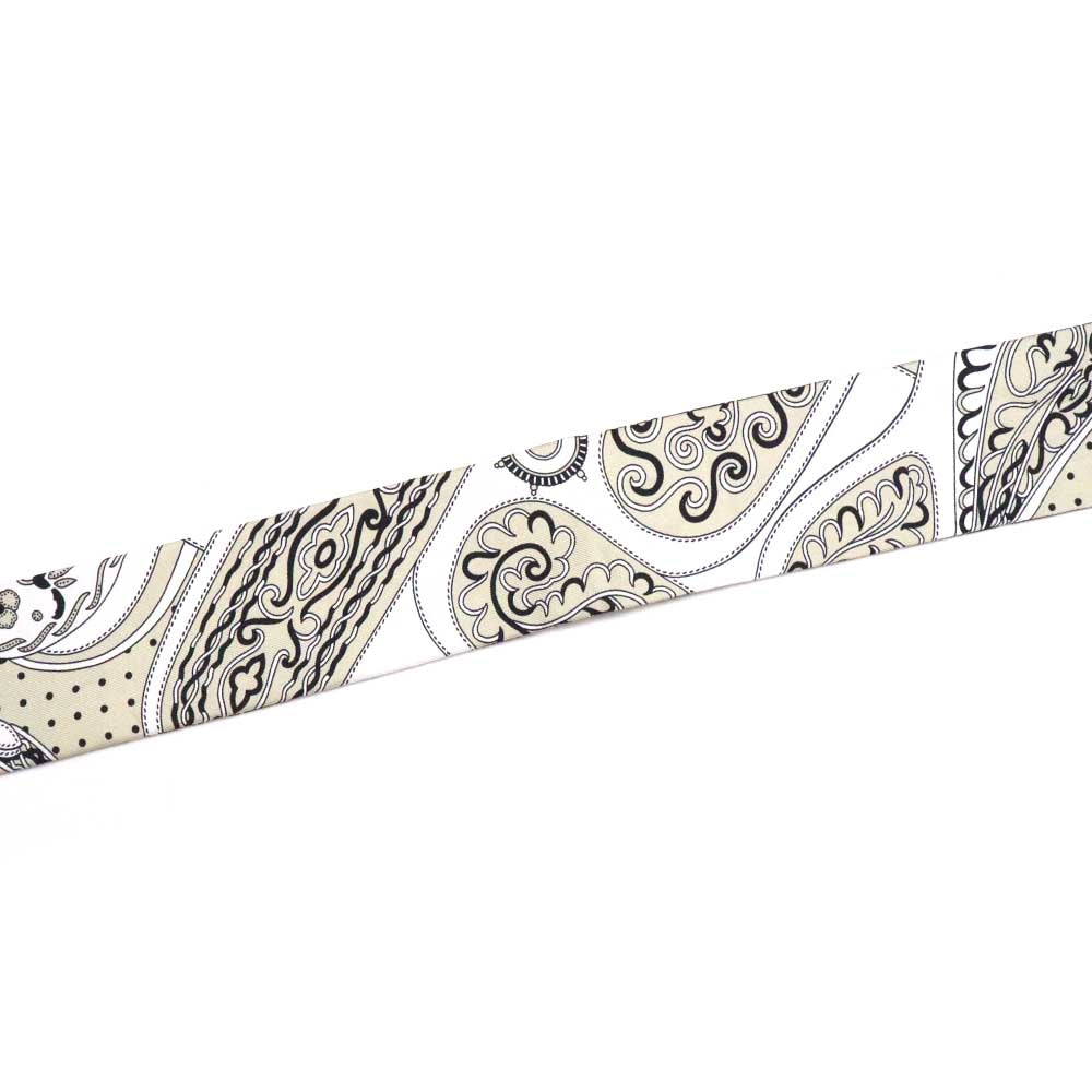 ツイリー Festival des Amazones Bandana アマゾンの祭典 バンダナ 064217S-04 グレージュ/ブラック/ホワイト シルク スカーフ