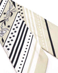 ツイリー Festival des Amazones Bandana アマゾンの祭典 バンダナ 064217S-04 グレージュ/ブラック/ホワイト シルク スカーフ