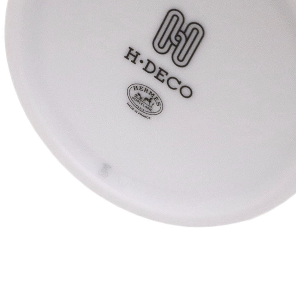 マグカップ Hデコ No1 ポーセリン 陶器 300ml ホワイト/ブラック P037031P