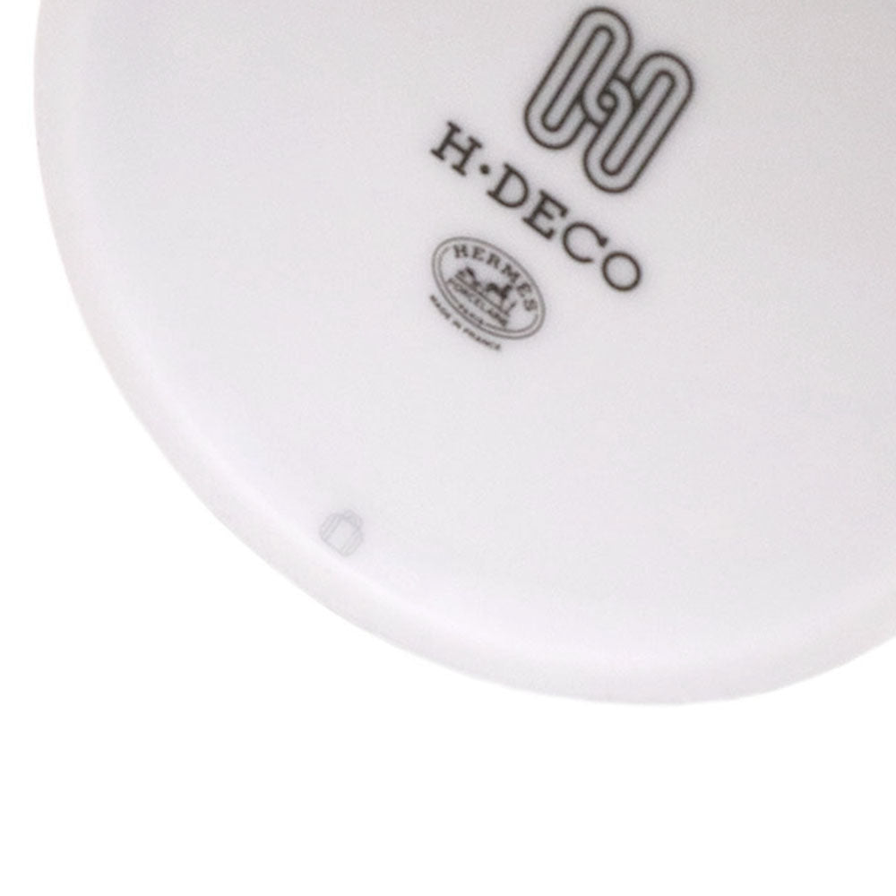 マグカップ Hデコ No2 ポーセリン 陶器 300ml ブラック/ホワイト P037131P