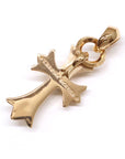 CH CRS HRT P DIA W BALE CHクロス ハート スモール Wベイル ネックレストップ 22K ゴールド パヴェダイヤモンド ペンダントトップ チャーム