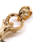 CH CRS HRT P DIA W BALE CHクロス ハート スモール Wベイル ネックレストップ 22K ゴールド パヴェダイヤモンド ペンダントトップ チャーム