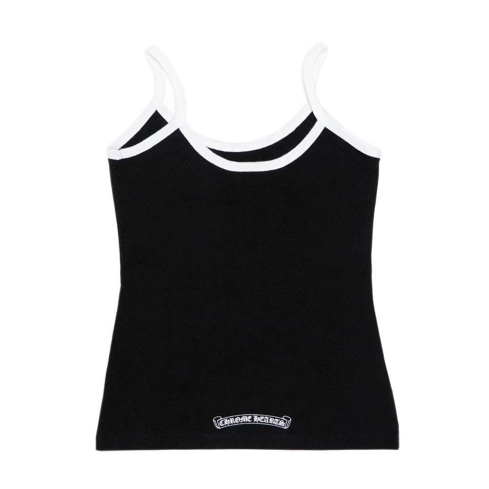 Horseshoe Short Camisole Top ホースシュー ショート キャミソールトップ ブラック ホワイト S タンクトップ