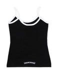 Horseshoe Short Camisole Top ホースシュー ショート キャミソールトップ ブラック ホワイト S タンクトップ