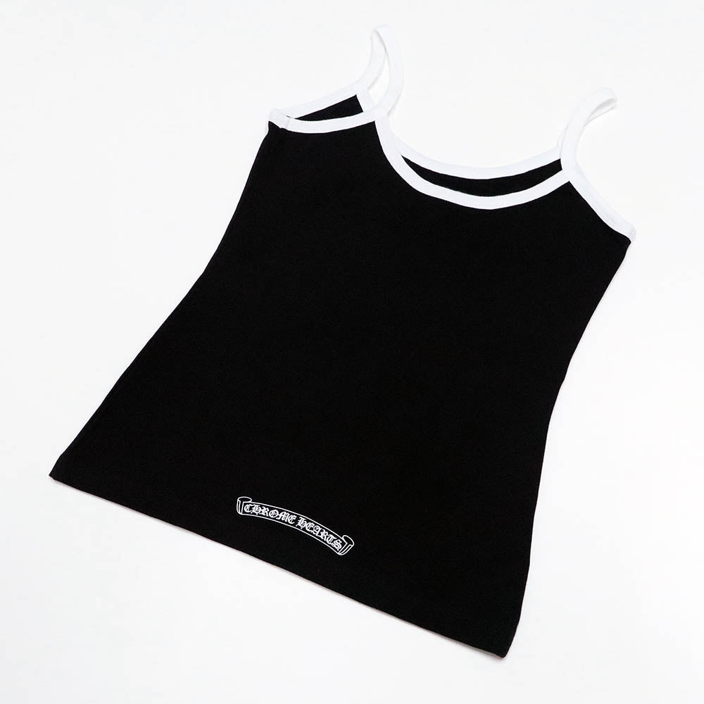 Horseshoe Short Camisole Top ホースシュー ショート キャミソールトップ ブラック ホワイト S タンクトップ