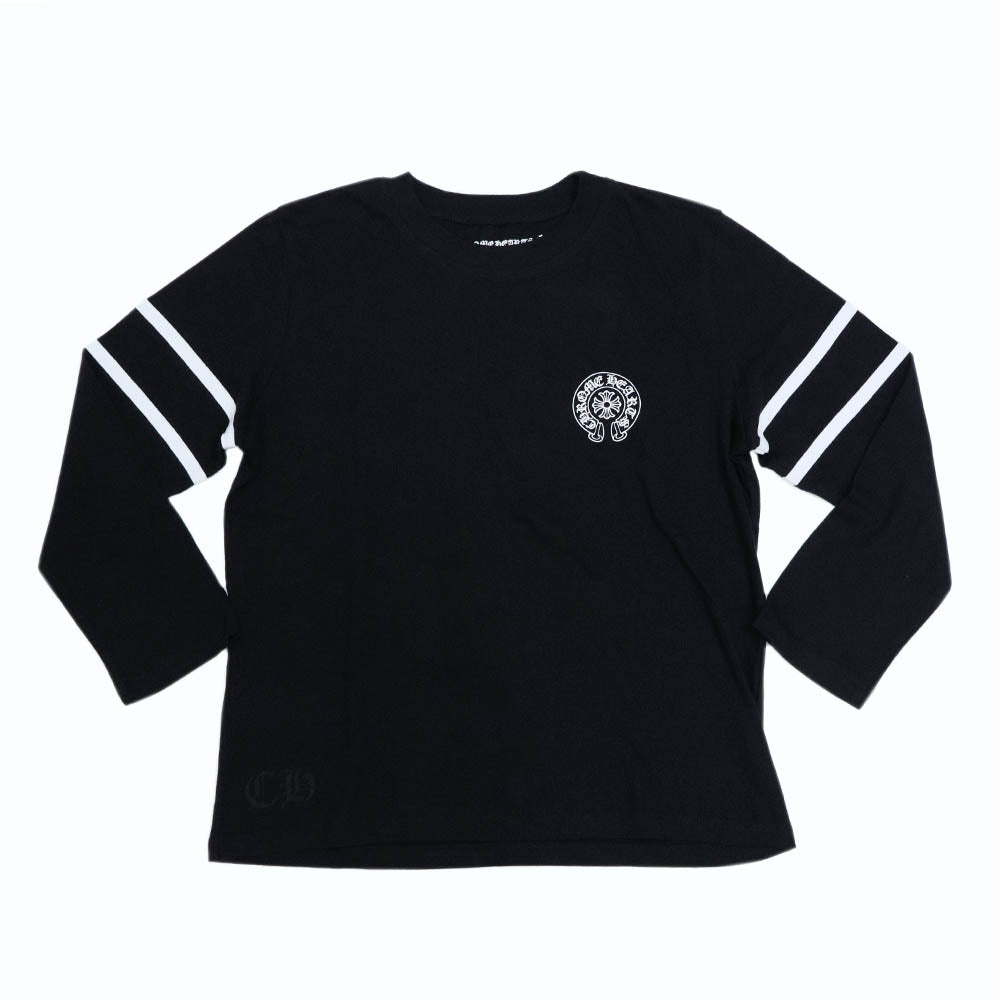 33 Horseshoe Print Long Sleeve Tee 33 ホースシュー プリント ロングスリーブＴシャツ 長袖 ブラック ホワイト S