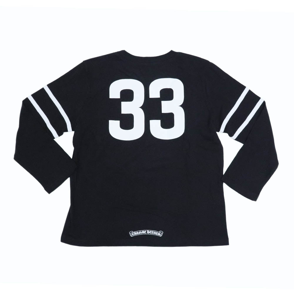 33 Horseshoe Print Long Sleeve Tee 33 ホースシュー プリント ロングスリーブＴシャツ 長袖 ブラック ホワイト S