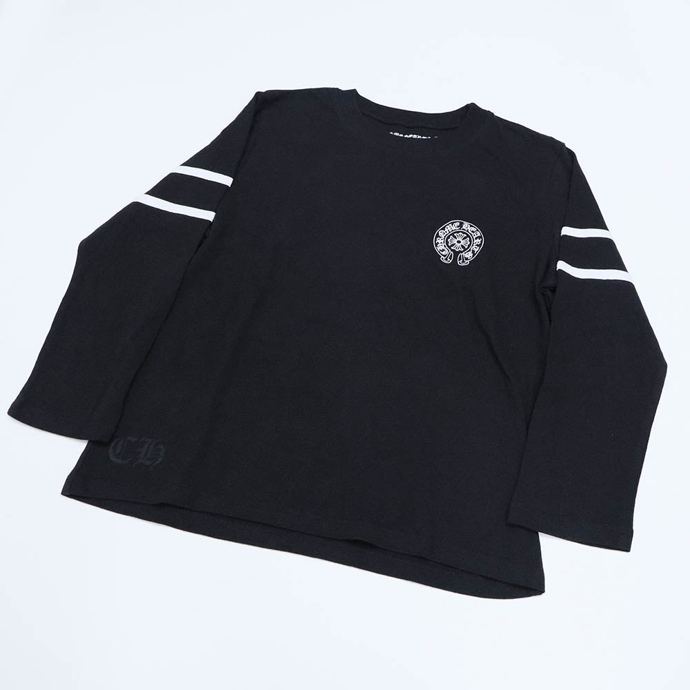 33 Horseshoe Print Long Sleeve Tee 33 ホースシュー プリント ロングスリーブＴシャツ 長袖 ブラック ホワイト S