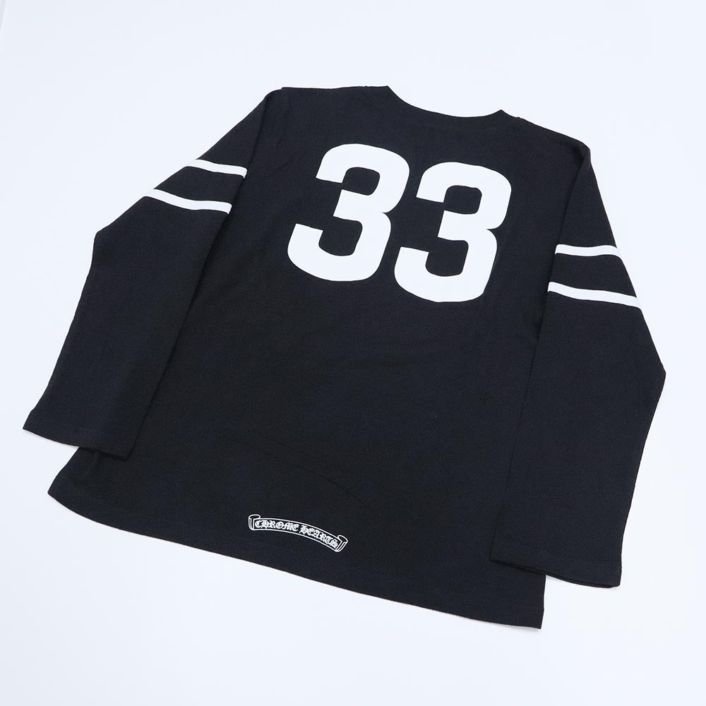 33 Horseshoe Print Long Sleeve Tee 33 ホースシュー プリント ロングスリーブＴシャツ 長袖 ブラック ホワイト S