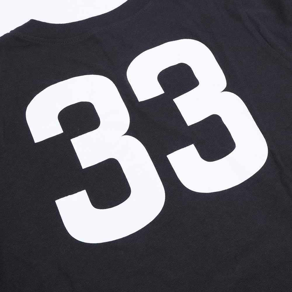 33 Horseshoe Print Long Sleeve Tee 33 ホースシュー プリント ロングスリーブＴシャツ 長袖 ブラック ホワイト S
