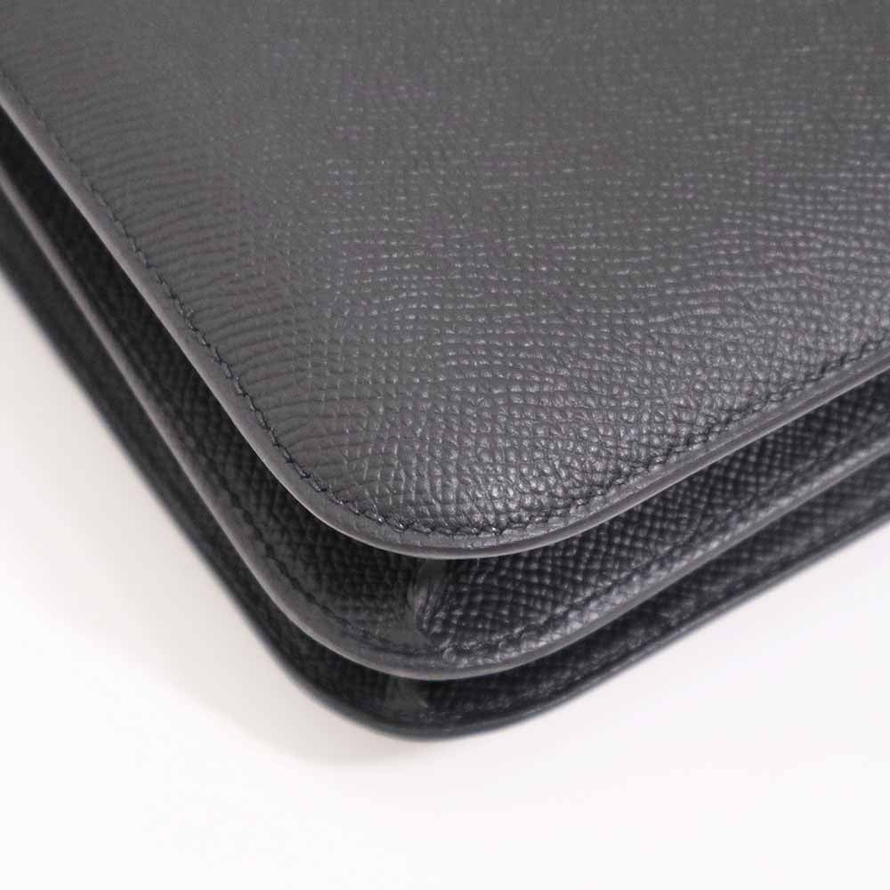 コンスタンスⅢ ミロワール ミニ ブラック エプソン シルバー金具 G刻印