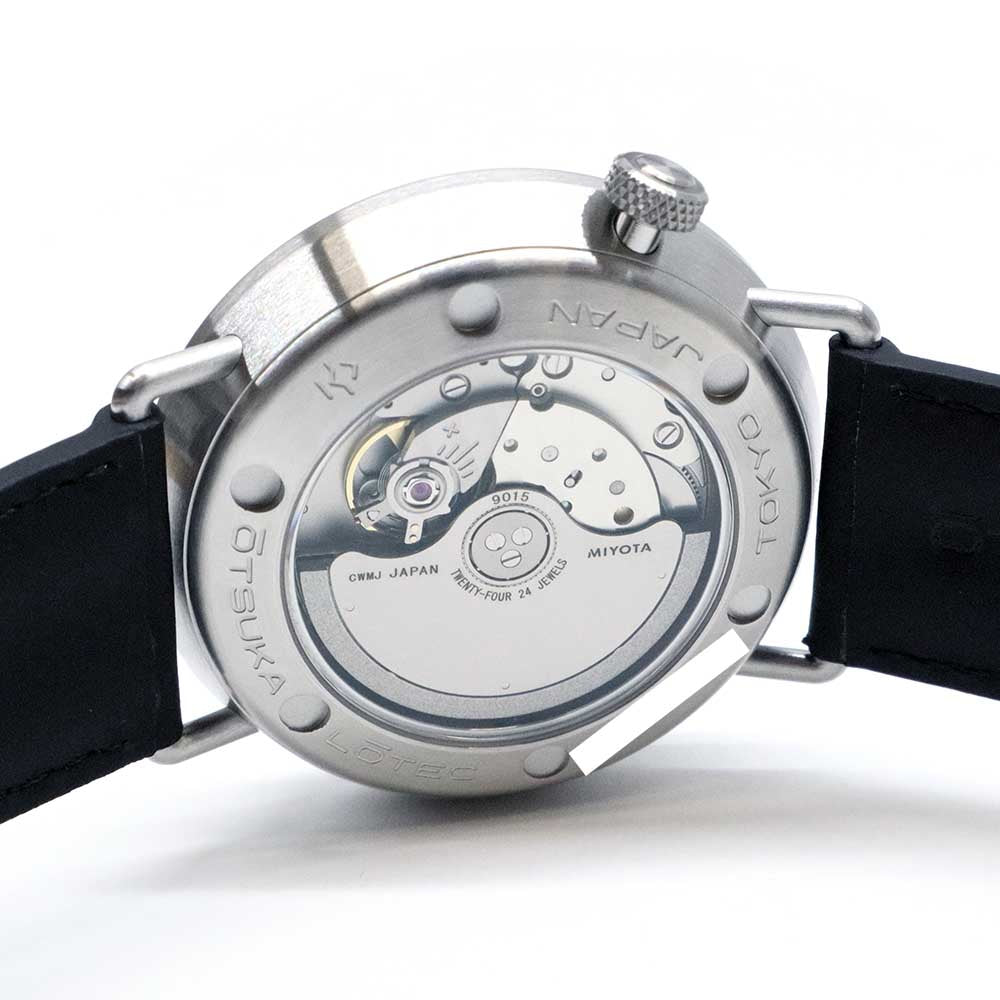 6号 No.6 SS レザー シルバー レトログラード
